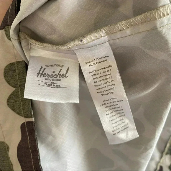 Herschel Voyage Anorak Jacket Men's Dark Green Activewear Hooded Outwear  Sz S - Picture 8 of 9